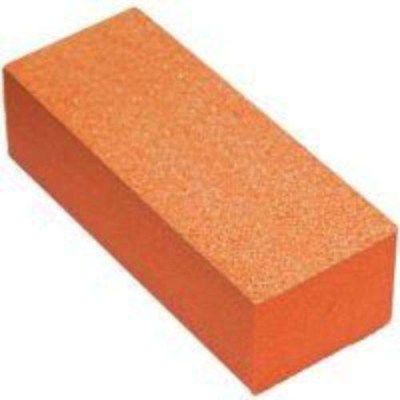 Cre8tion Buffer 3-Way Orange Foam, White Grit 100.180, 500 pcs, 06044 